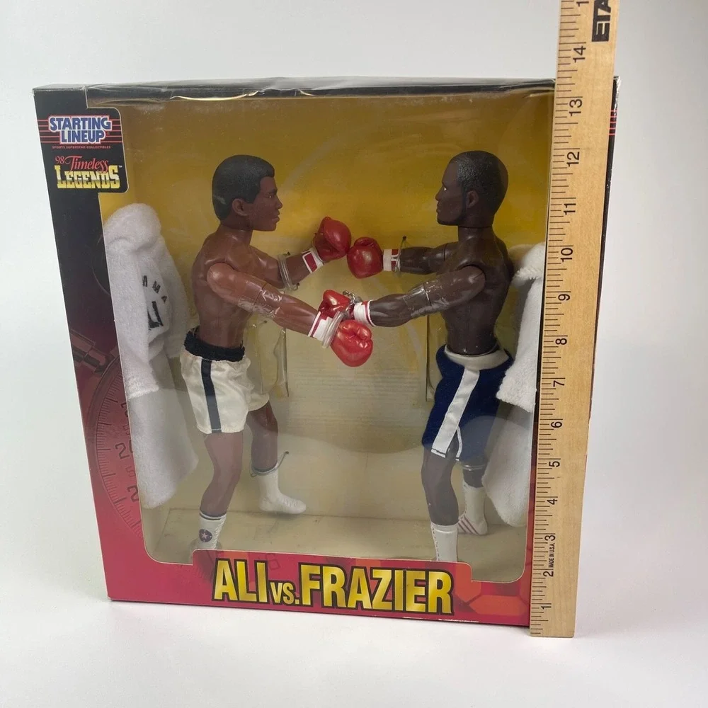 Hasbro Kenner Starting Lineup Timeless Legends Ali v Frazier Boxing Figures Set
